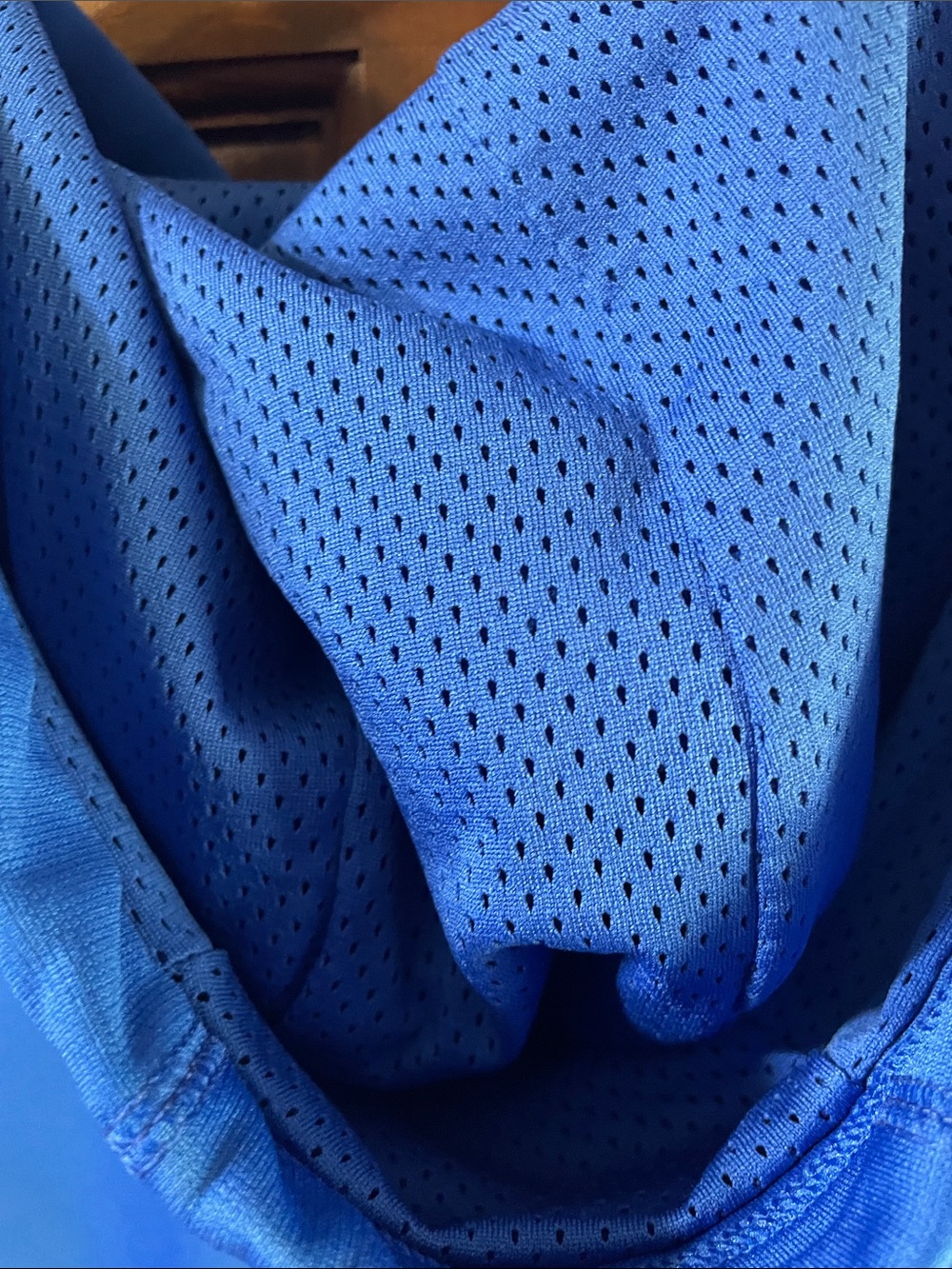 Nike Men's Royal Blue Hoodie with Black Swoosh - Picture 5 of 6